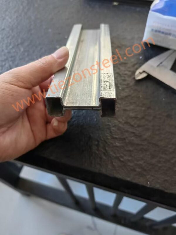 Custom Shaped Cold-Drawn Steel Pipes | Tailored Double Slot Profiled Tubes for Smart Street Lamp Poles | High-Strength Raw Materials - 图片 4