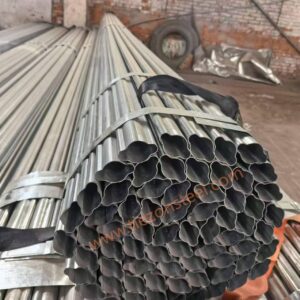Custom Shaped Cold-Drawn Steel Pipes | Tailored Double Slot Profiled Tubes for Smart Street Lamp Poles | High-Strength Raw Materials